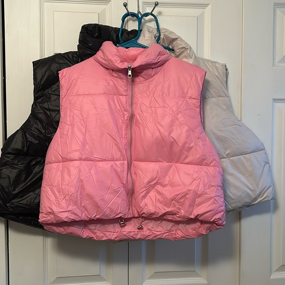 3 pk Puffer Vests